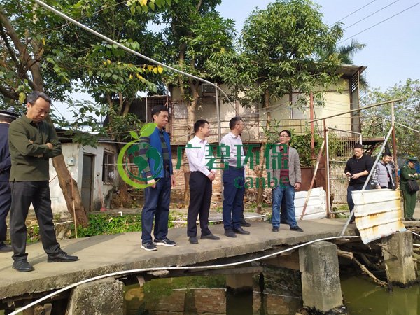 大良黨工委書記、順控環(huán)保水務總經(jīng)理一行視察黑臭水體治理工作(圖3)